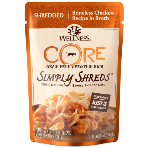Wellness Core Simply Shreds Chicken Wet Cat Food 1.75oz